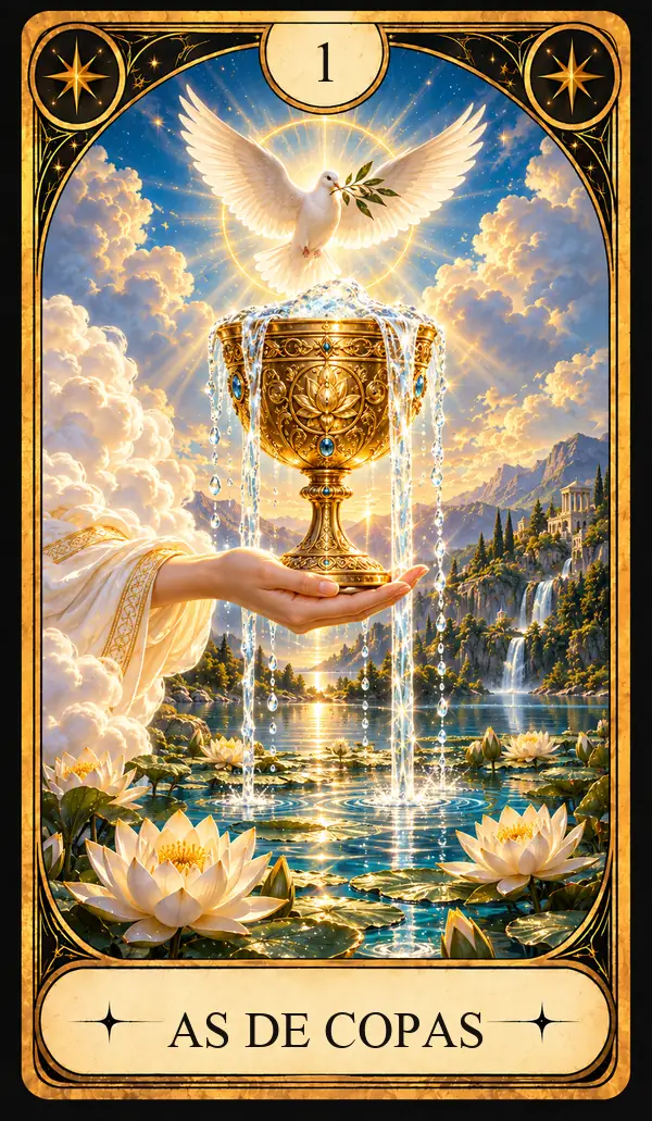 Carta del Tarot As de Copas
