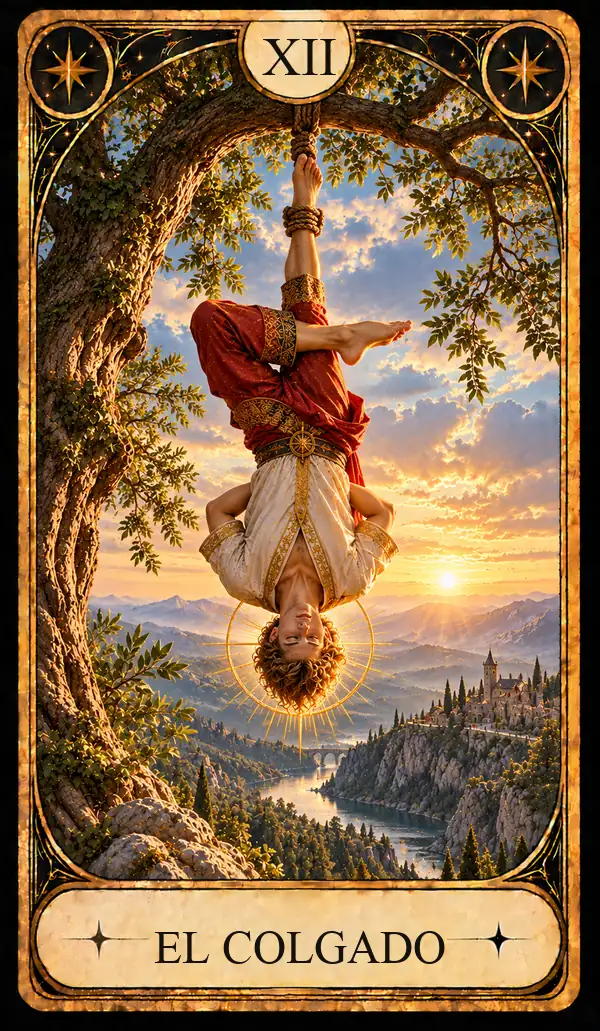 Carta del Tarot El Colgado