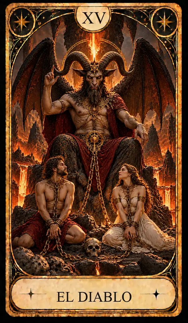 Carta del Tarot El Diablo