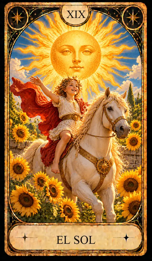 Carta del Tarot El Sol