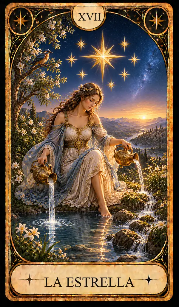 Carta del Tarot La Estrella