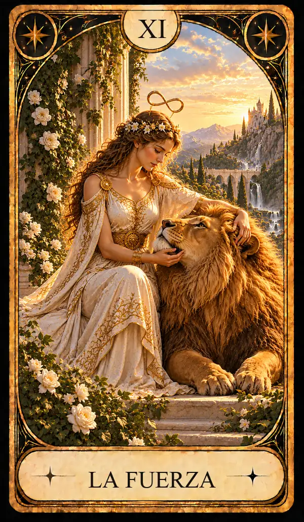 Carta del Tarot La Fuerza