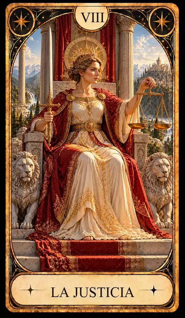 Carta del Tarot La Justicia