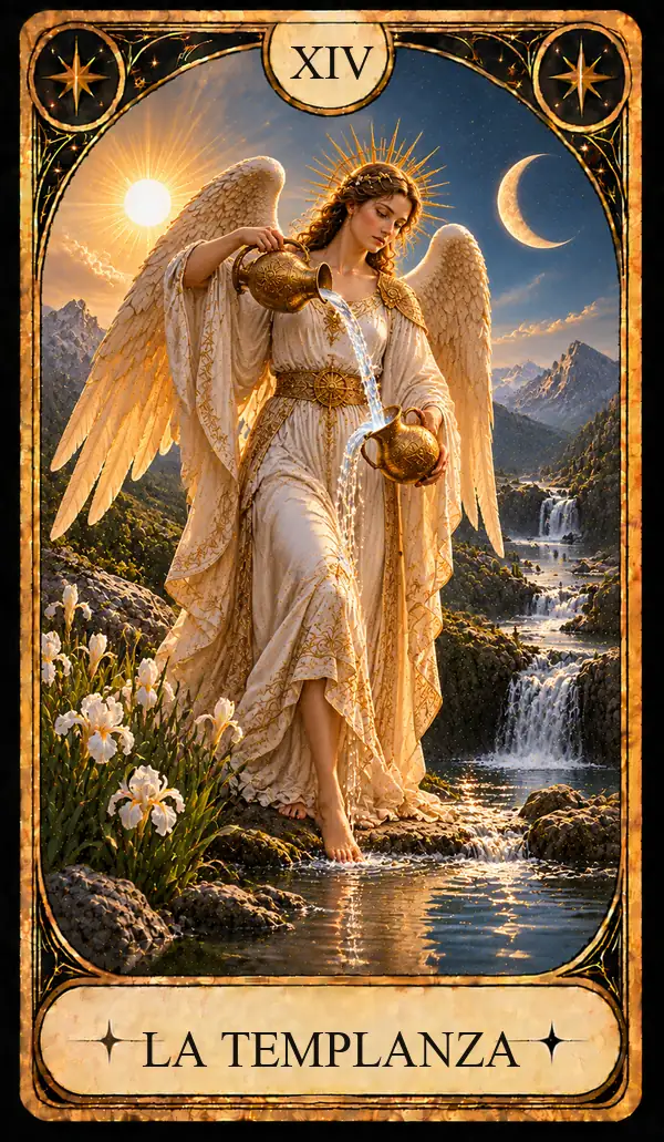 Carta del Tarot La Templanza